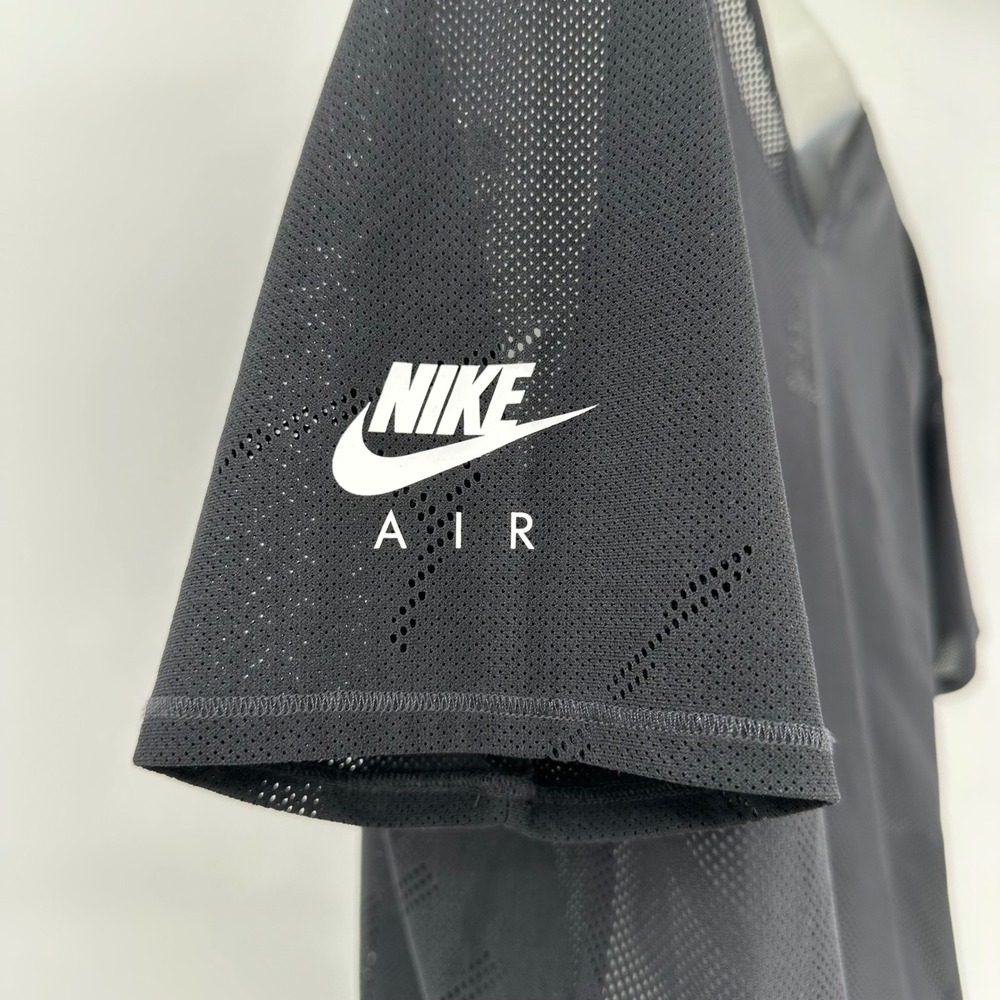 Nike Air Dri-FIT Women's Training Top Black Perforated Lettering Graphic - Picture 7 of 8